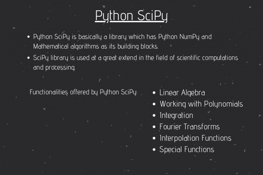 Python SciPy (1)