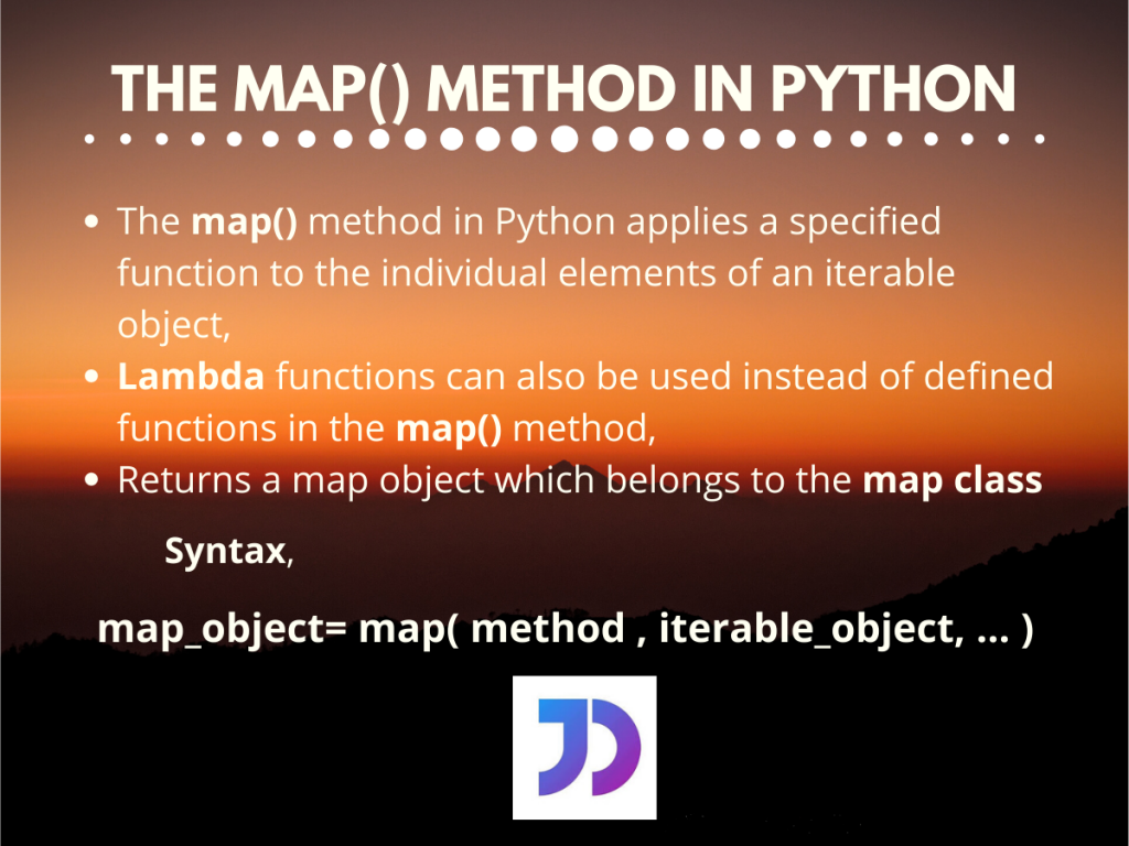 The Map() Method In Python