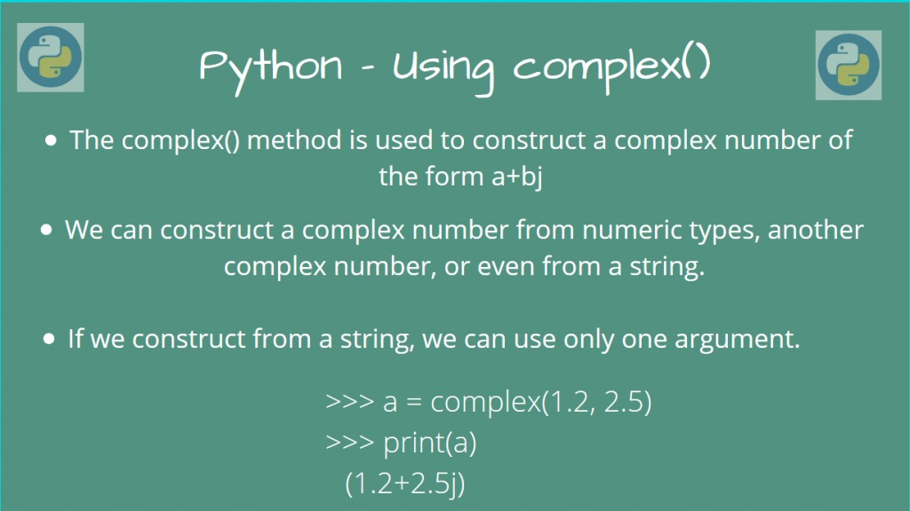 Python Complex