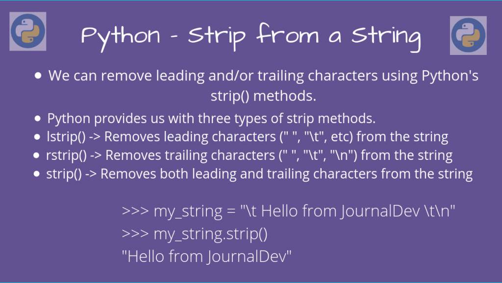 Python Strip From String