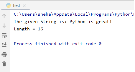 Find String Length in Python Using Len Method