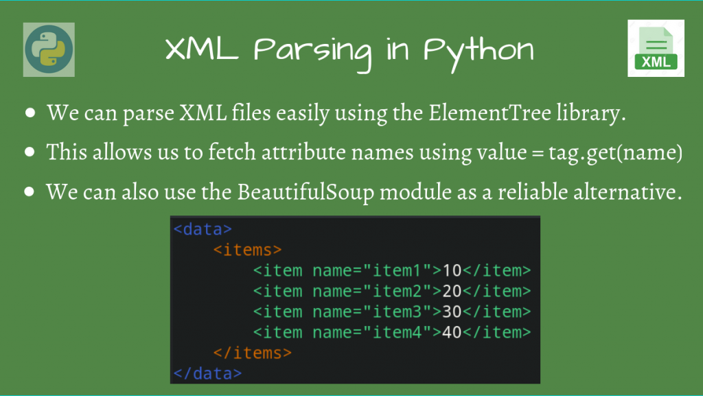 Xml Parsing Python