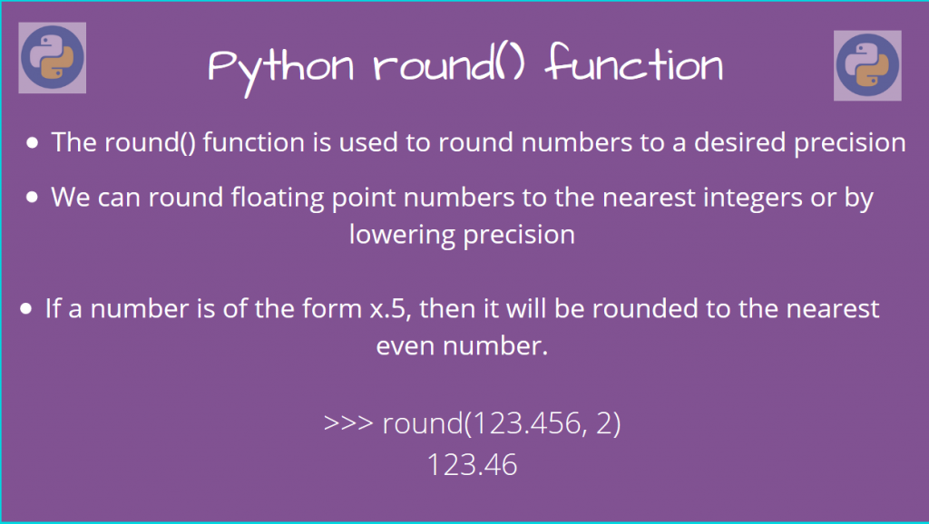 Python Round Function