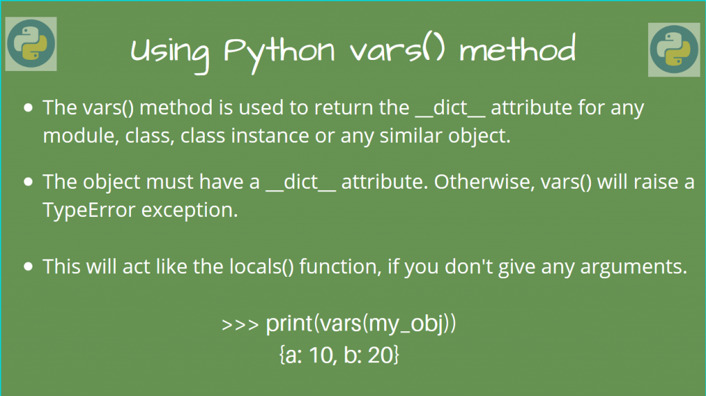 Python Vars