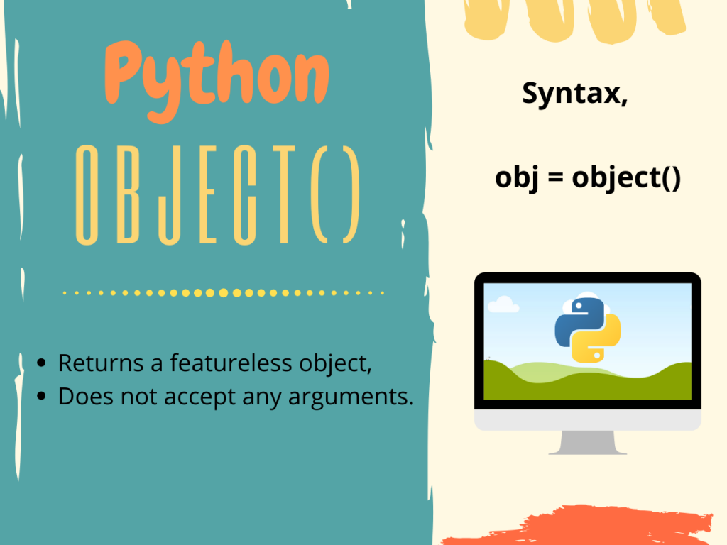 What is the Python object() Method? - AskPython
