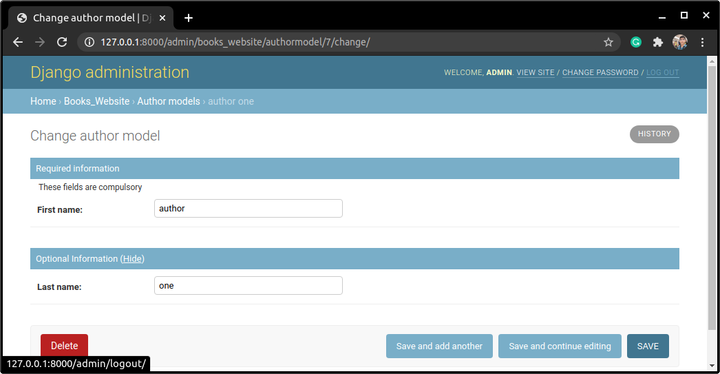 Complete Basics of the Django Admin Site - AskPython