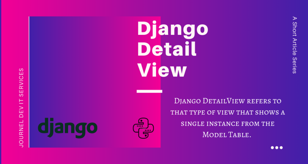 Django Detail View