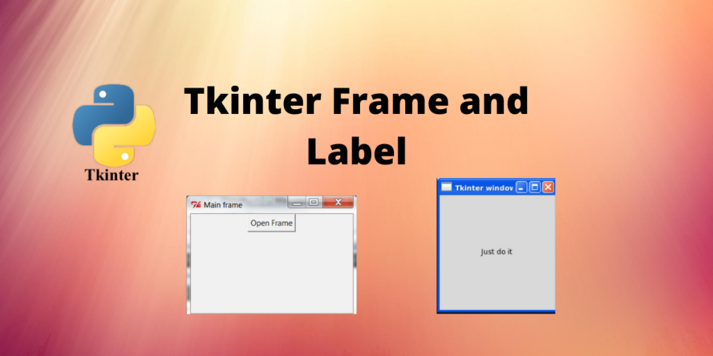 Tkinter Frame And Label