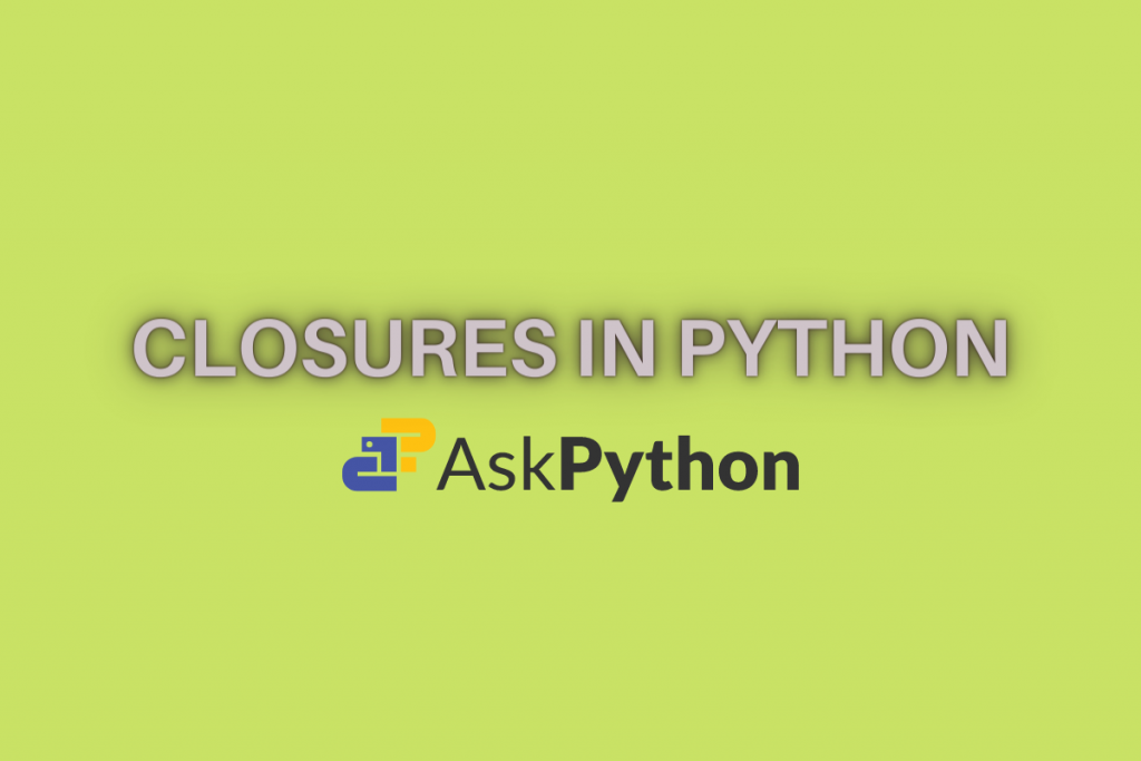 Closures In Python