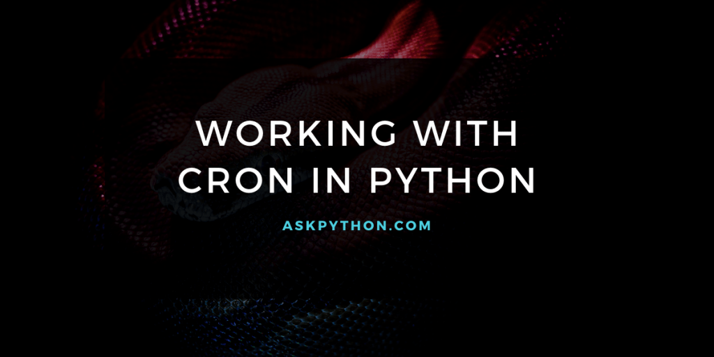 Cron Python Min