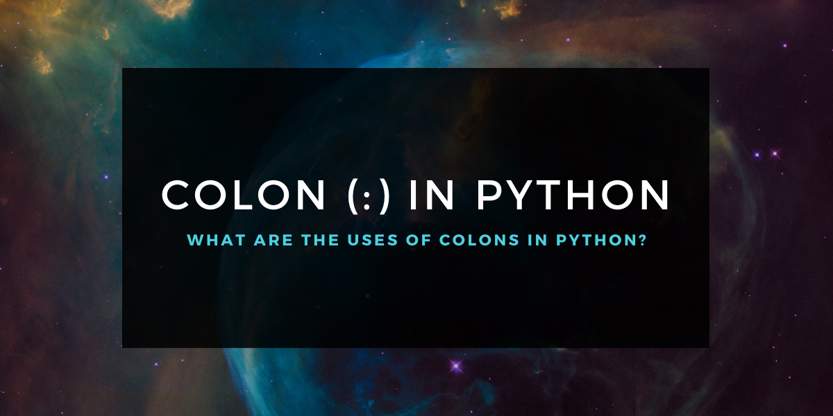 python assignment colon