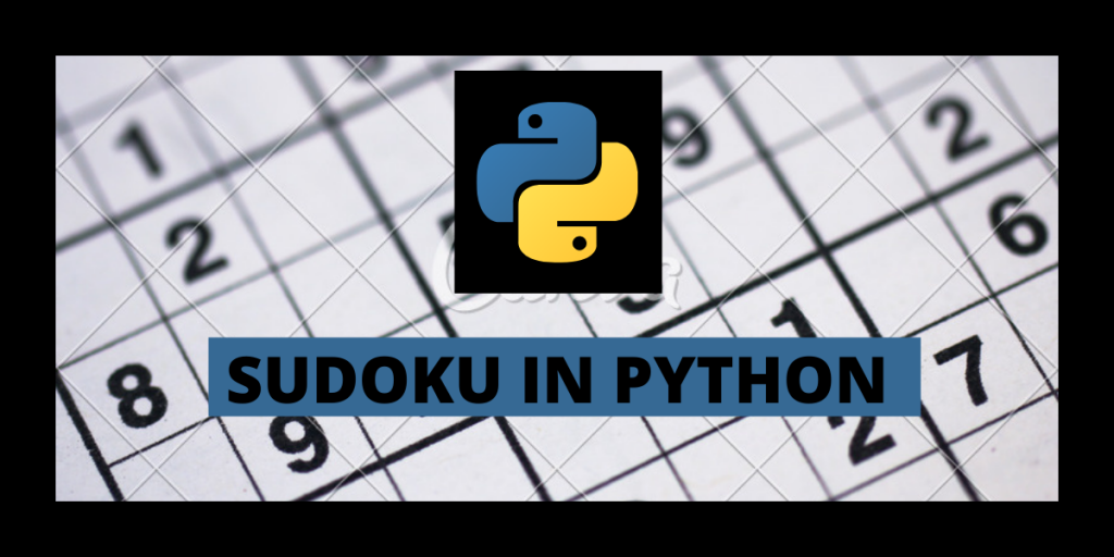 Sudoku solver in Python