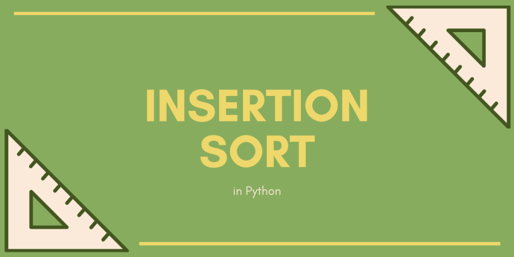 Insertion Sort In Python Title