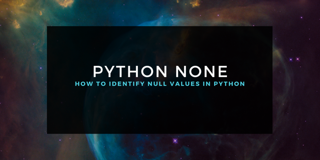 Python Null None