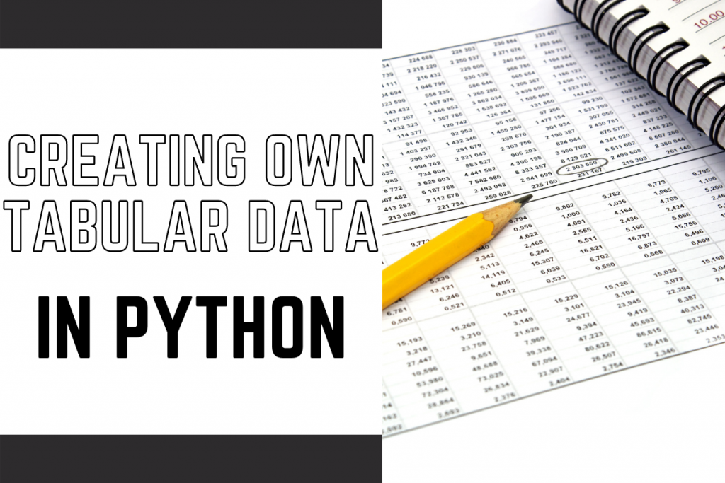 tables in Python tabulate module