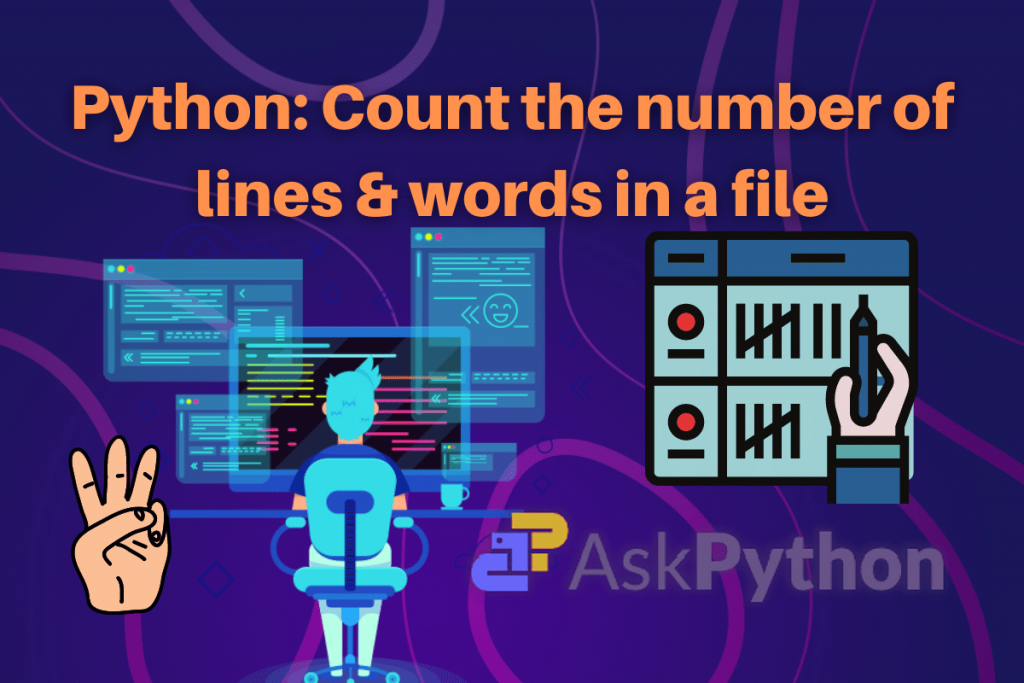 Python Count The Number Of Lines & Words In A File