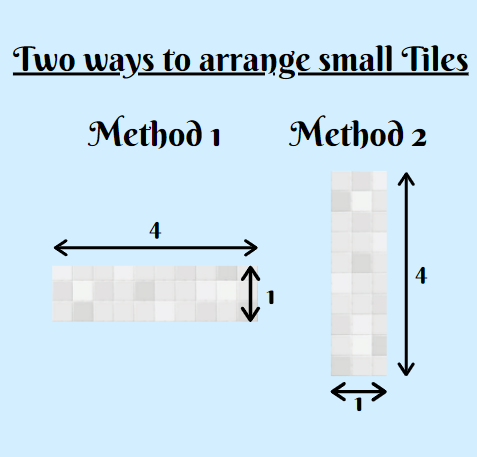 Arrange Small Tiles Tiling Problem