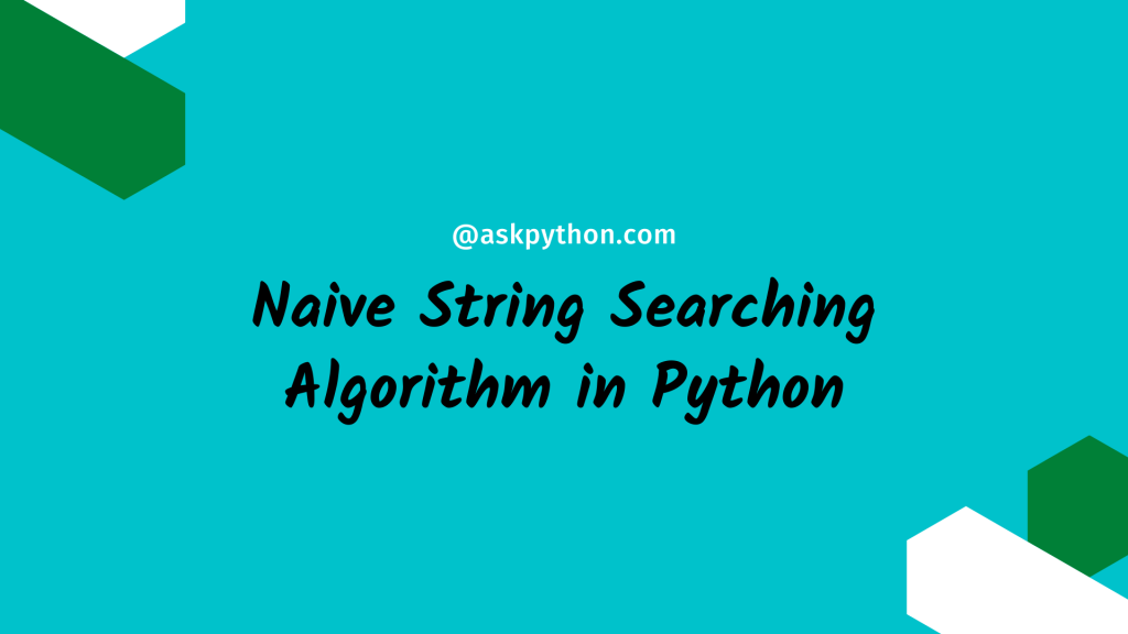 FeaImg Naive String Searching