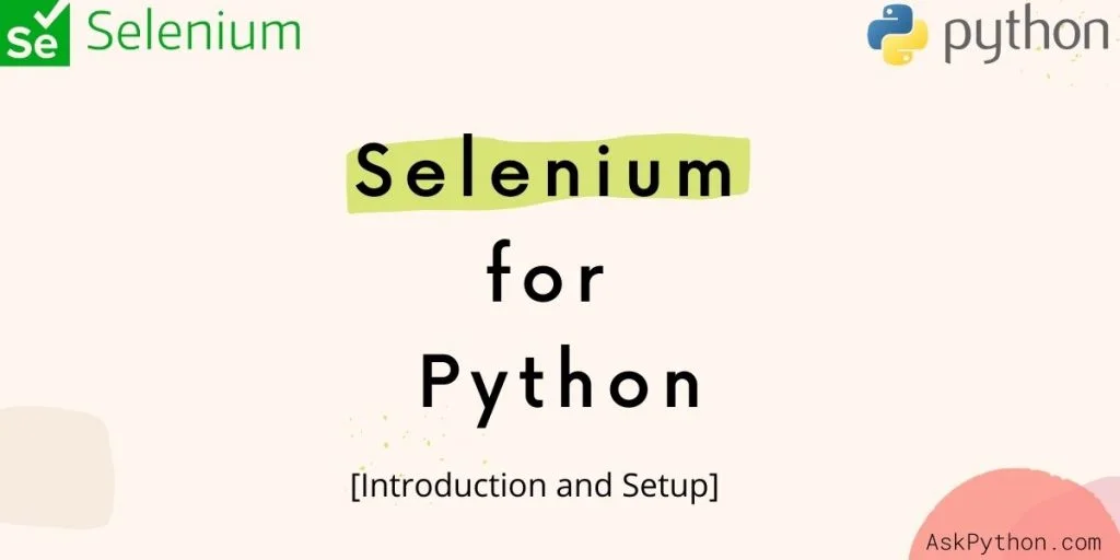 Python Selenium