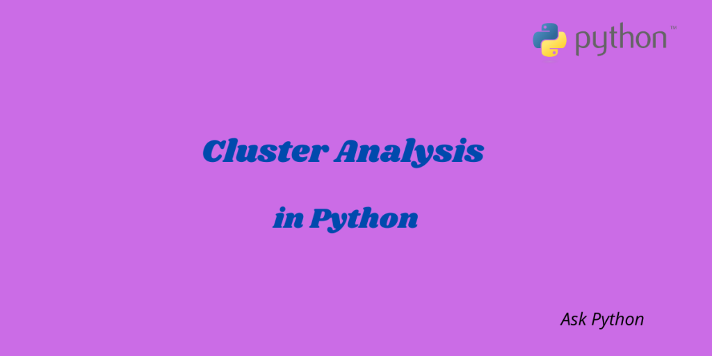 Cluster Analysis