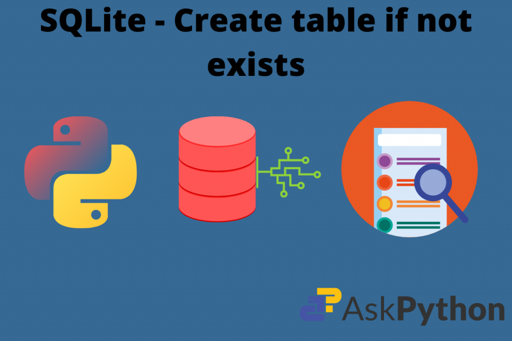 SQQLite Create Table If Exists