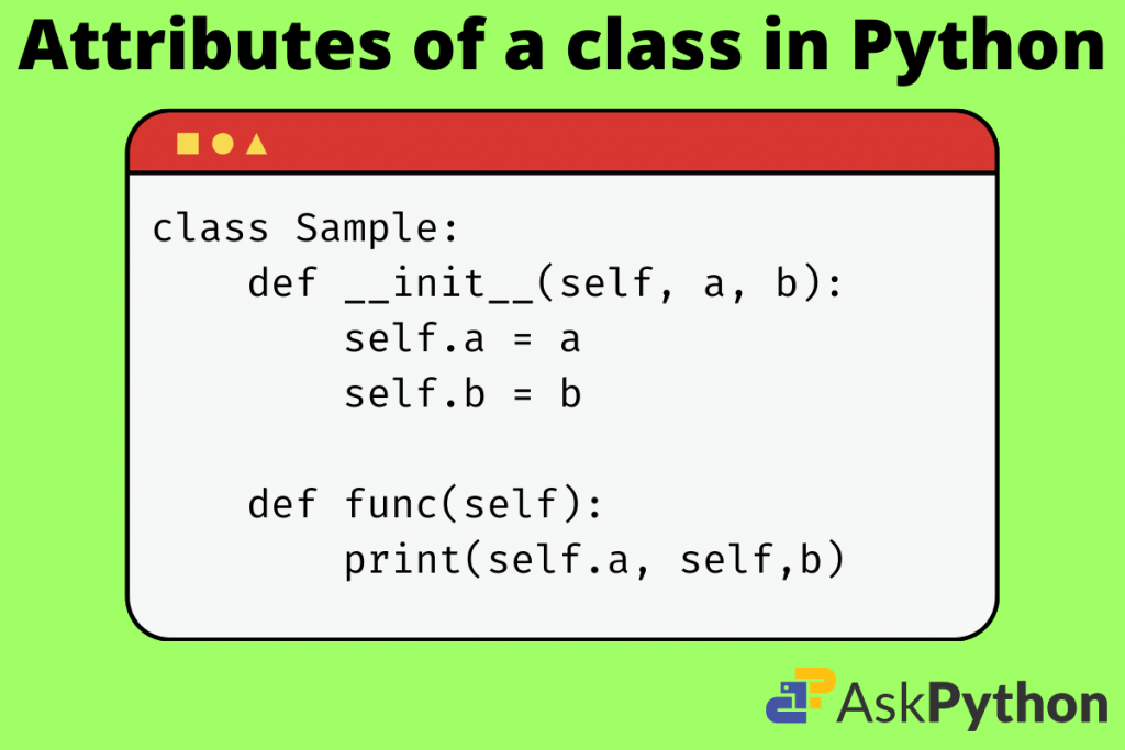 Attributes Of A Class In Python