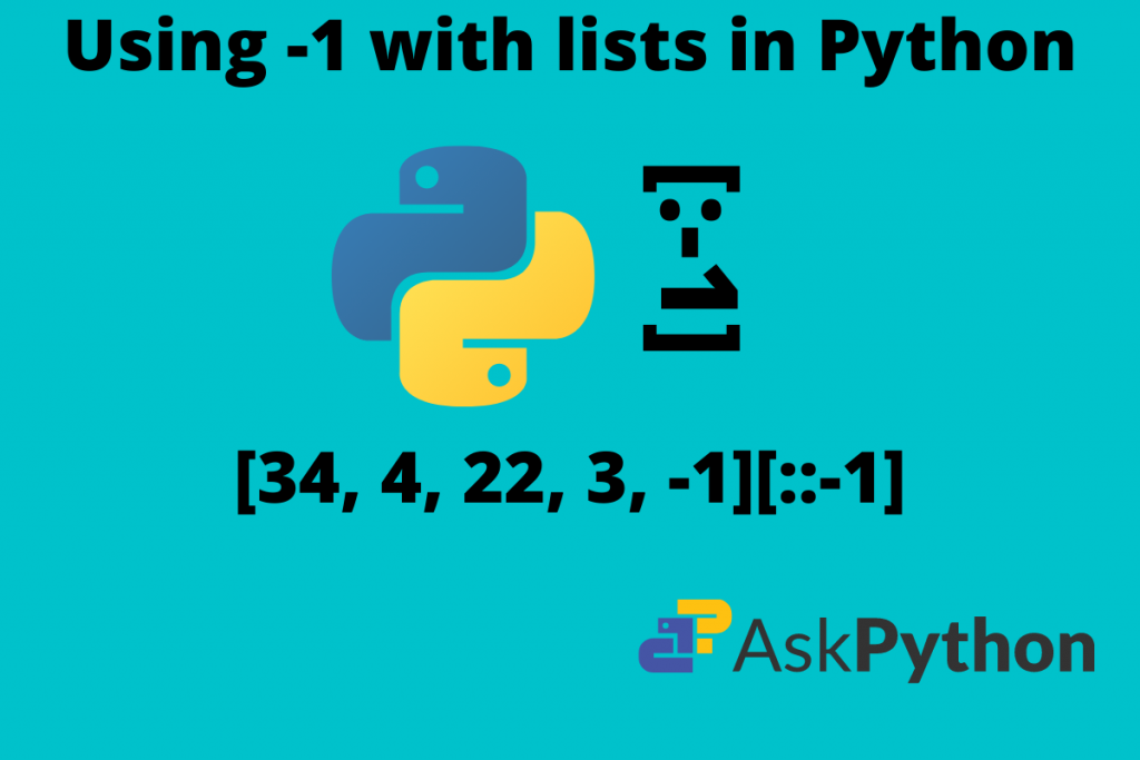 Using 1 With Lists In Python