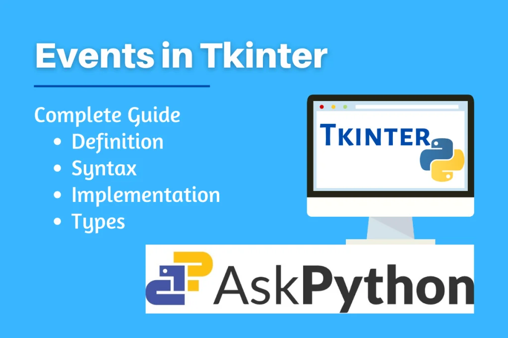 Events in Tkinter
