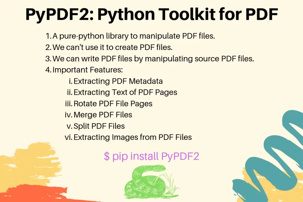 PyPDF2 Python PDF Toolkit Png