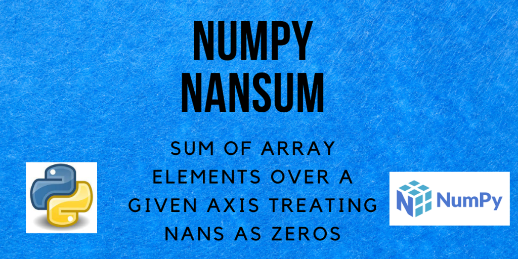 NumPy Nansum Cover Image