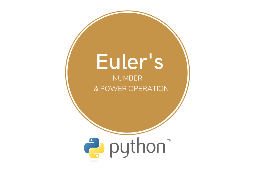 Euler's Number Python
