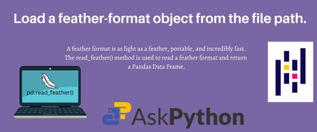 Load A Feather Format Object From The File Path