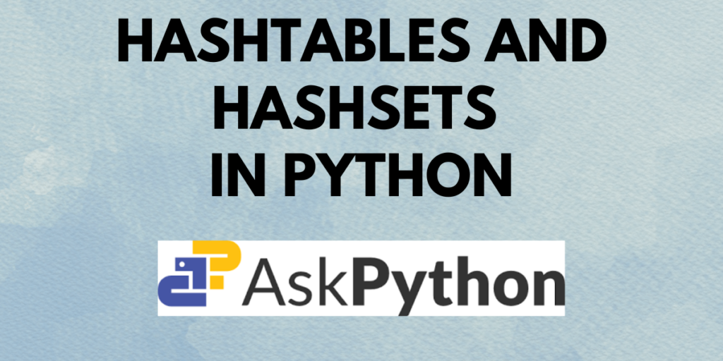 Hashtables And Hashsets