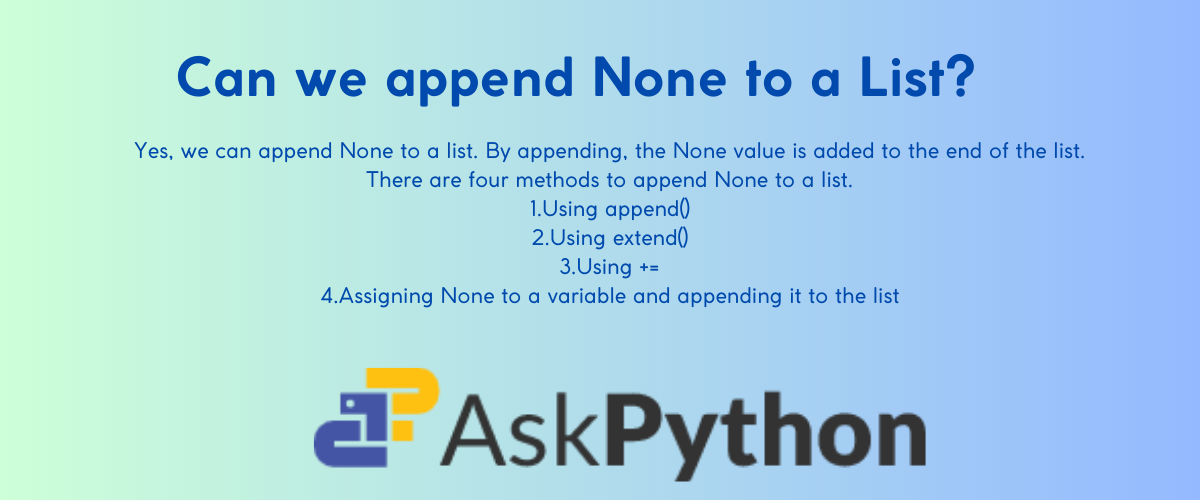How to extend a Python list 