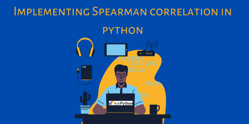 Implementing Spearman correlation in python
