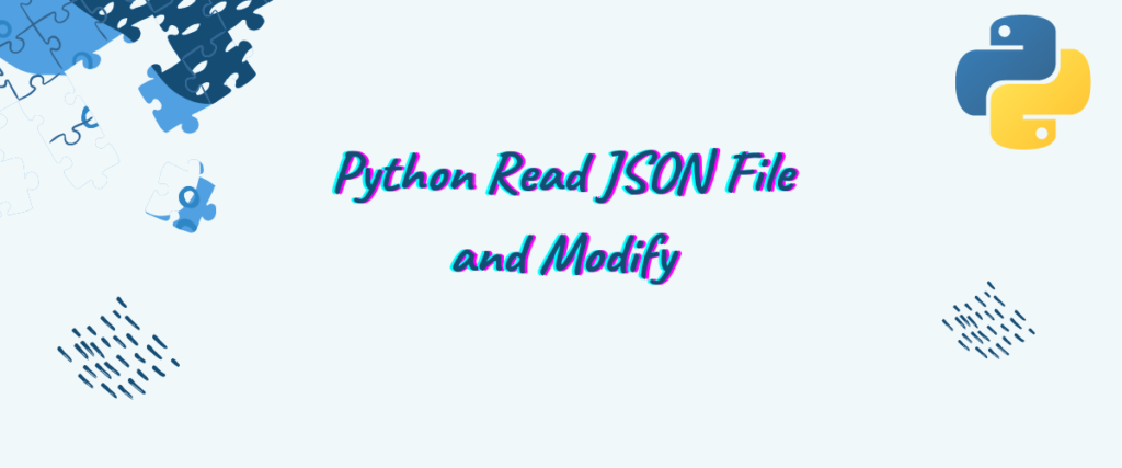 Python Read JSON File And Modify