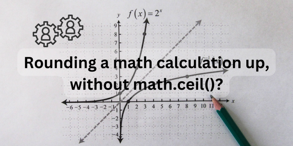 Rounding A Math Ceiling Up Without Math Ceil()
