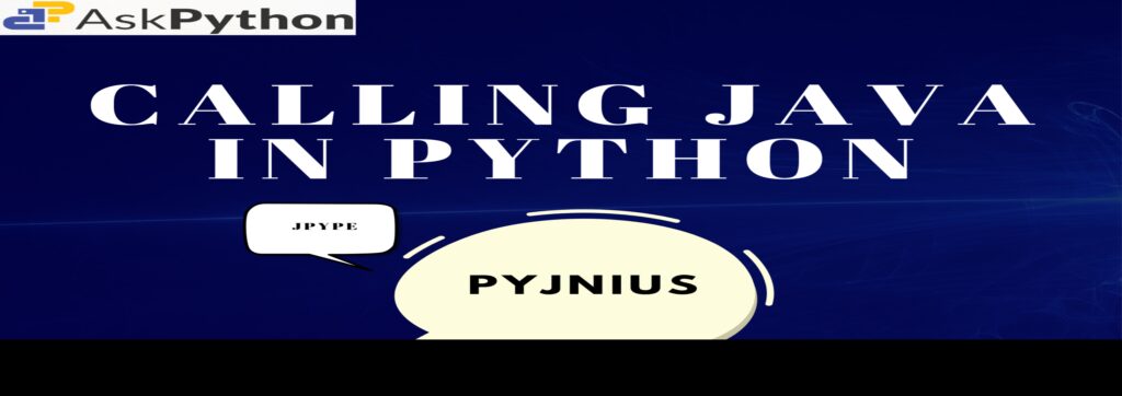 Calling Java using Python Title