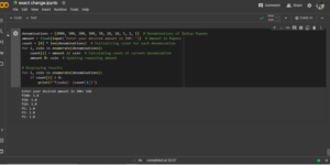 Solving the Exact Change Problem in Python If Conditions - AskPython