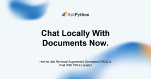 Featured Image For: How To Use Retrieval Augmented Generation(RAG) To Chat With PDFs Locally?