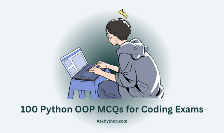 Python OOP MCQs for Coding Exams