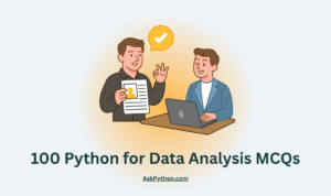 100 Python for Data Analysis MCQs
