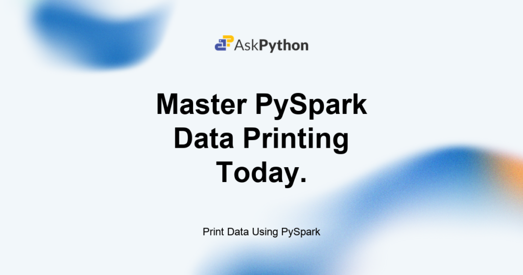 working with columns using pyspark in python ... Print Data Using PySpark - AskPython
