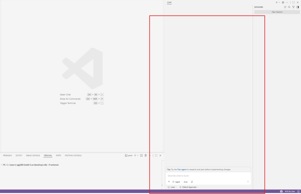 Copilot Chat Window