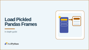 AskPython featured banner: Load Pickled Pandas Frames