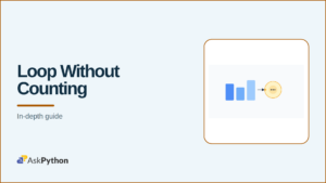 Python for loop iterator flow - list to iterator to loop