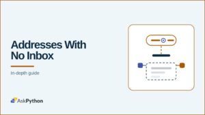 AskPython featured banner: Addresses With No Inbox