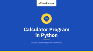 Calculator Program in Python