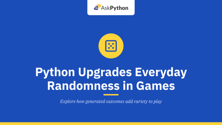 How Python Upgrades Everyday Randomness in Games