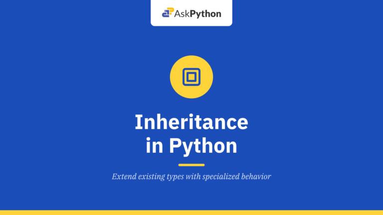 Inheritance in Python